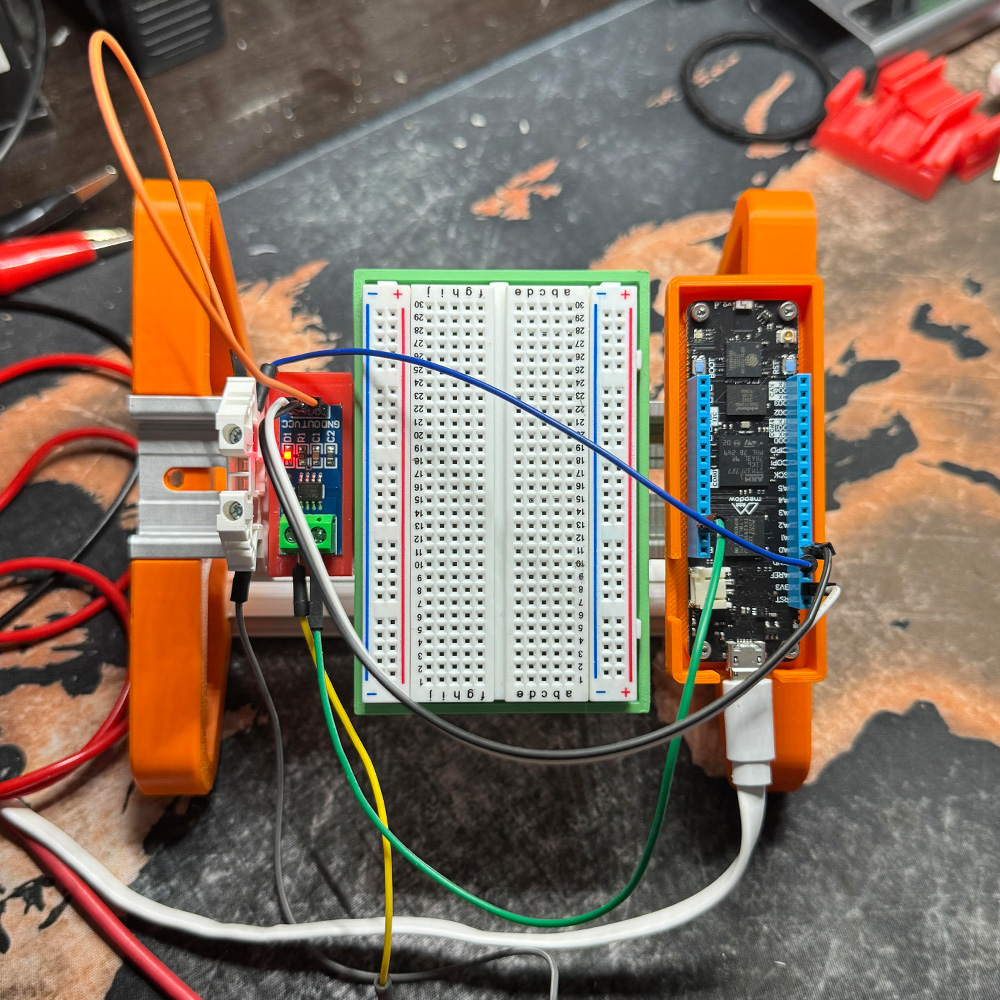 DIN Rail Meadow Dev Kit with Breadboard